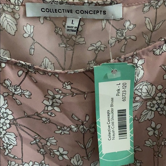 Collective Concepts Niayah Cold shoulder top - Picture 2 of 2